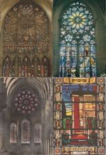 CHURCH GLASS WINDOWS 75 Modern Postcards pre-1980  (L2544) picture
