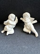 Vintage PartyLite CHERUB Taper Candle Huggers P0190 Retired No Box -Discontinued picture