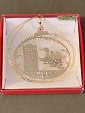 Nation's Treasures Mississippi Itasca State Park 24k Gold over Brass Ornament picture