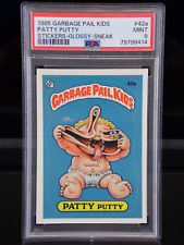 💥 1985 Garbage Pail Kids Stickers PATTY PUTTY Glossy #42a OS2 | PSA 9 MINT 💥 picture