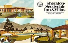 SHERATON-SCOTTSDALE INN & VILLAS Scottsdale, Arizona ca 1960s Vintage Postcard picture