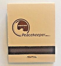 3 VINTAGE Boeing Peacekeeper Matchbooks - Lot 104 picture