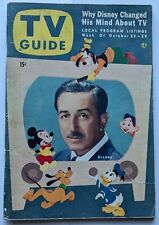 TV Guide October 23 1954 Walt Disney *NO MAILING LABEL* picture