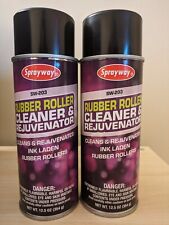 Sprayway SW-203 Rubber Roller Cleaner Rejuvenator, 12.5 Oz. Cans, 2 Pack picture