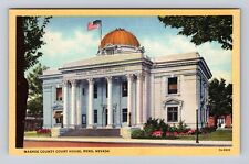 Reno NV-Nevada, Washoe County Courthouse, Antique, Vintage Souvenir Postcard picture