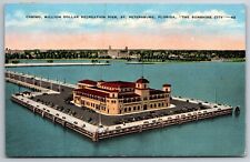 Spanish Architecture Casino Radio Station WSUN St Peterburg Florida Postcard picture