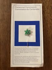 Canada 1967 Centennial Commission Pin Original Card Equilateral Triangle  picture