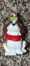 Vintage Puppy's Best Friend St Bernard Elf Hallmark Keepsake Christmas Ornament picture