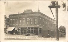 TREMONT, IL, OPERA HOUSE antique real photo postcard rppc ILLINOIS STREET c1910 picture