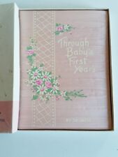 Vtg Dr Dafoe Through Baby's First Years Album Nursery Book Infant Memory 1940s picture