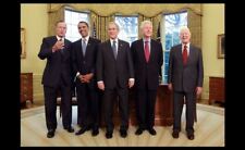 RARE 5 Presidents Group PHOTO, Barack Obama, Bill Clinton, Carter George W Bush  picture