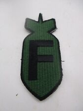 Dropping F Bomb Morale Tactical Green Self Attaching Patch picture
