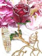 Luxury Valentine present Faberge Egg + Fabergé egg Necklace + Bangle 24k Gold HM picture