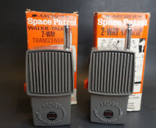Rare Vintage Archer Space Patrol 2-Way Walkie Talkie Pair With Box MINT picture