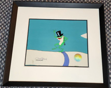 WB MIGHIGAN J FROG PRODUCTION ANIMATION CEL SIGNED CHUCK JONES - SEAL & COA 1995 picture