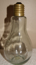 Vintage Extra Large 8” Light Bulb Decanter Hand Made Spain (ToteS) picture