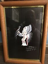 Doc Tate Nevaquaya Lithograph 229/1500 Signed Framed In 16x11 1932-1996 picture