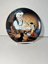 RARE Disney Gepetto Creates Pinnochio Collectible Plate Knowles (1989) picture