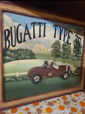 Vintage Bugatti Type 35  (3D Wood Sign/plaque) picture