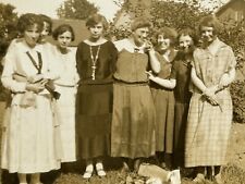 1N Photograph Group Photo Portrait Women Smiling Laughing Embrace 1920's picture