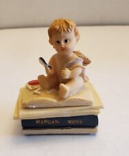 RARE Cute Baby Angel Tow Piece Decorative/small Jewelry Box ㄷ picture