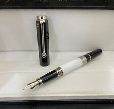Luxury New Great Writers Series White+Silver Color 0.7mm Fountain Pen picture