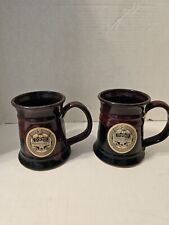 Set Of Two 2007 Ohio Renaissance Festival Red & Black Mugs picture