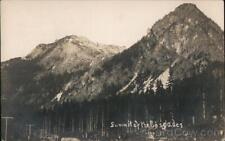 1910 RPPC Washington Summit of the Cascades Real Photo Post Card 1c stamp picture