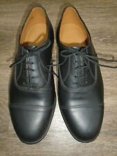 RAF AND ARMY MENS  BLACK LEATHER PARADE SHOES VARIOUS SIZES GENUINE ISSUE NEW picture