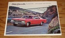 Original 1966 Chevrolet Chevelle Brochure 66 Chevy SS 396 Malibu picture