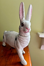 vtg Rabbit Candy Container bunny papier mache composition antique german Easter picture