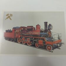 Postcard Poster USSR Train Locomotive Railway Railroad ,1987 .#802 picture