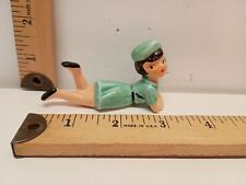 Vintage 1960s Enesco Girl Scout Figurines Japan Hand Painted Ceramic picture