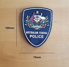 Australian Federal Police Floral Style Rubber Patch (social) picture