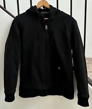 Black Harley Davison Riding Hoodie With Hard Elbow Inserts Size L Large Jacket picture