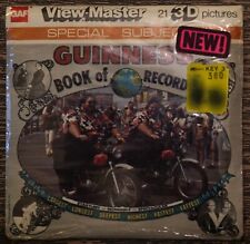 GUINNESS BOOK OF WORLD RECORDS 3d View-Master 3 Reel Packet circa 1978 picture