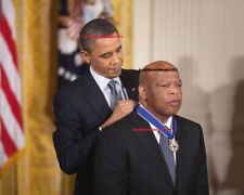 JOHN LEWIS Photo 5x7 Medal of Freedom President Barack Obama Democratic USA picture