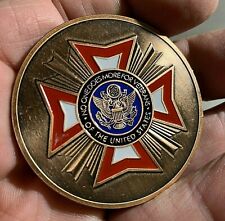 VFW War Veterans US Military Challenge Coin LARGE 2