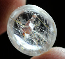 6.6ct Rare NATURAL Clear calcite rutile Crystal Polished picture