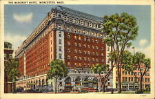 Bancroft Hotel ~ Worcester Massachusetts MA ~ mailed 1942 picture