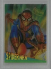 1995 Fleer Ultra Spider-Man Masterpieces Spider-Man Clear Chrome Card #9  picture