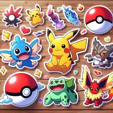 Pokemon Stickers ft. Umbreon, Pikachu, Gengar -  (Read desc for custom stickers) picture