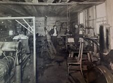 Vintage Photograph 1920S Chevy Grill Ford Men Working Workshop Radiator ￼ picture
