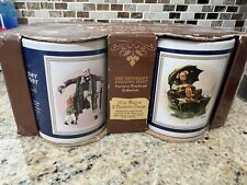 1929, 1930, 1936 & 1943 THE SATURDAY EVENING POST NORMAN ROCKWELL COFFEE MUG SET picture