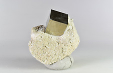 Natural Pyrite Cube on Matrix from Spain  8.1 cm  # 19853 picture