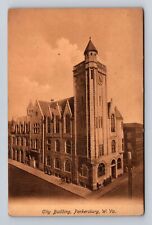 Parkersburg WV-West Virginia, City Building, Antique Vintage Souvenir Postcard picture