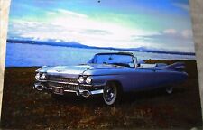 1959 Cadillac Eldorado Biarritz Convertible car print (blue, no top) picture