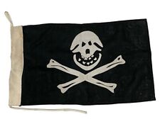 Vintage 60's Flag Jolly Roger Pirate Skull Crossbone Black P.L Stonewall Sydney picture