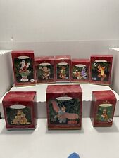 Vintage Hallmark Keepsake Ornaments Lot Of 8 Disney Themed New  picture