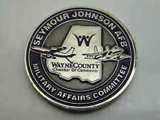 SEYMOUR JOHNSON AFB MILITARY AFFAIRS COMMITTEE CHALLENGE COIN picture